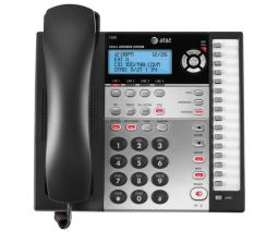 AT&T 1080 4-LINE EXPANDABLE CORDED SMALL BUSINESS TELEPHONE WITH CALLER ID and Answering System
