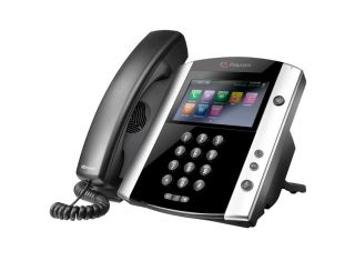 Polycom VVX 601 - 16-line IP Business Media Phone, PoE, with built-in Bluetooth 2200-48600-025