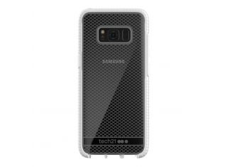 TECH21 EVO CHECK CASE FOR SAMSUNG S8 - CLEAR WHITE